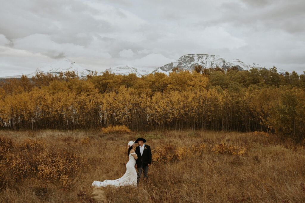 happy couple at their dream colorado elopement