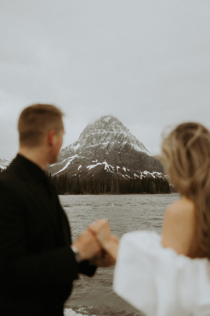 bride and groom at their dream intimate colorado elopement