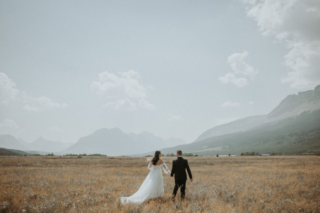 Cute picture of the bride and groom before heading to their ceremony