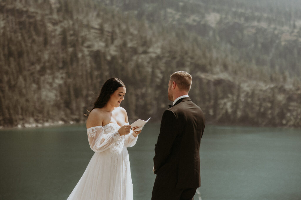 An Intimate Glacier Park Elopement with the Prettiest Backyard Details