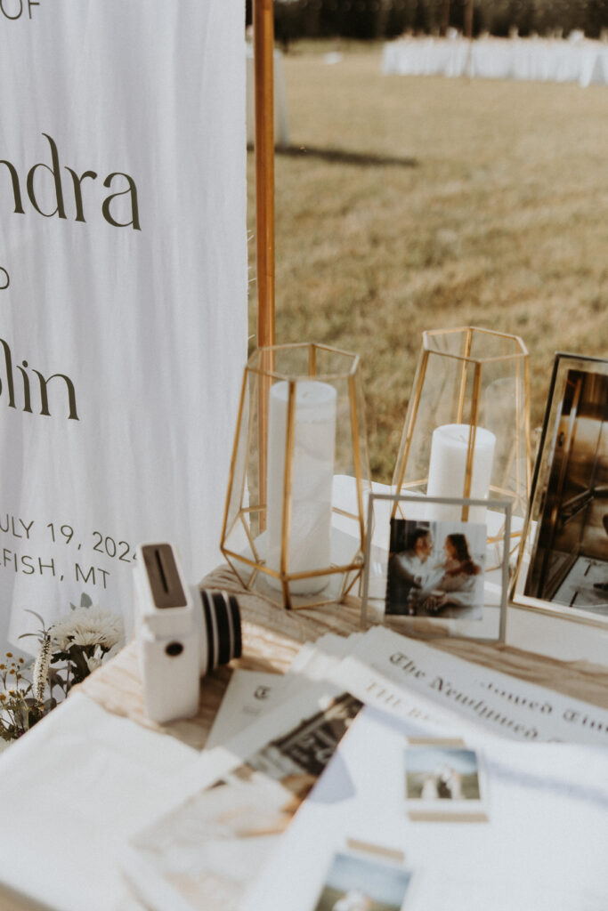 beautiful backyard wedding details