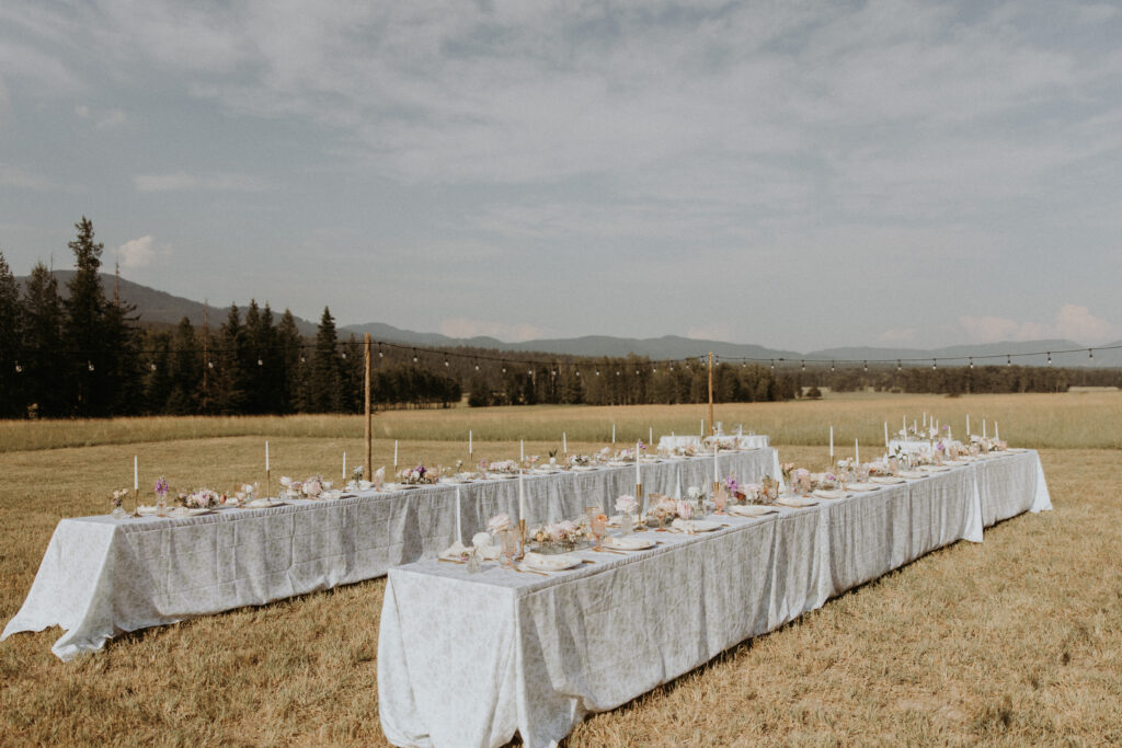 stunning intimate reception party decor