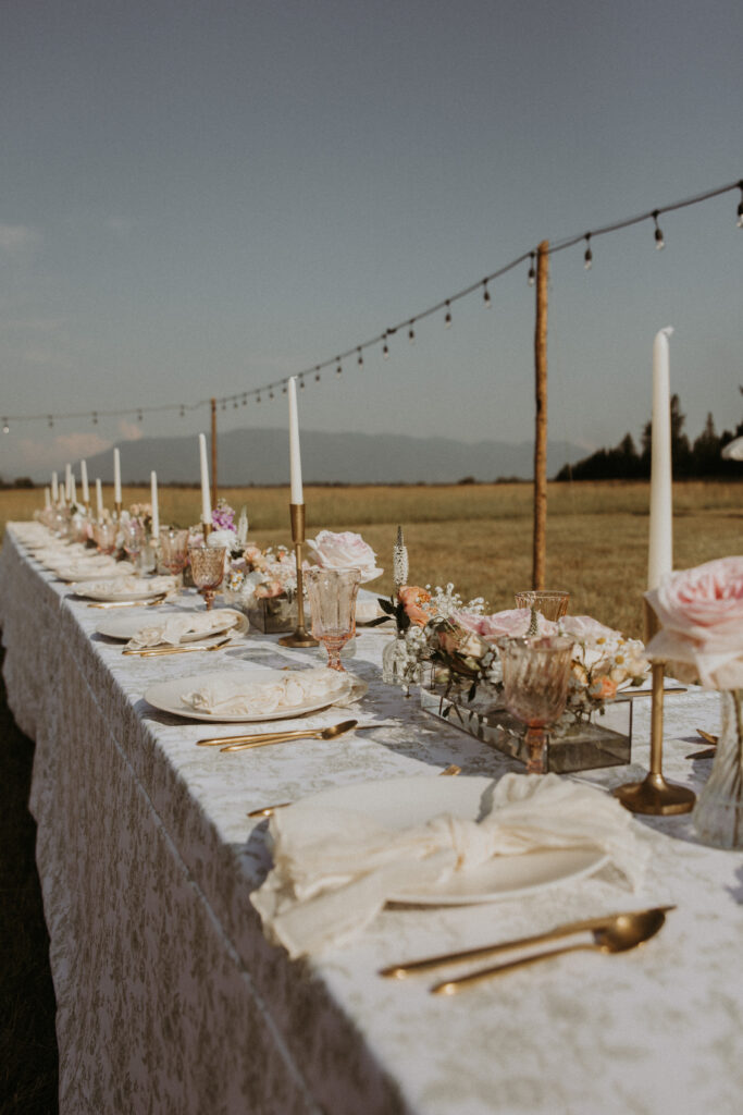 An Intimate Glacier Park Elopement with the Prettiest Backyard Details