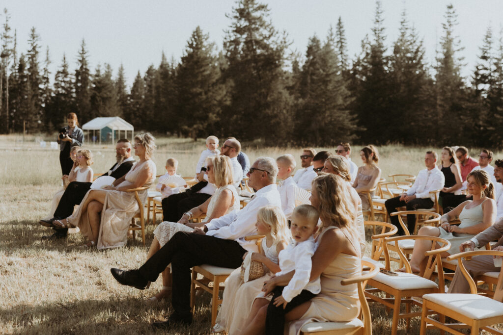 guests at the ceremony