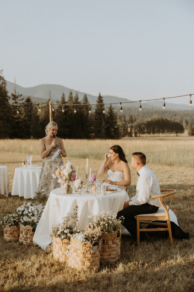 An Intimate Glacier Park Elopement with the Prettiest Backyard Details