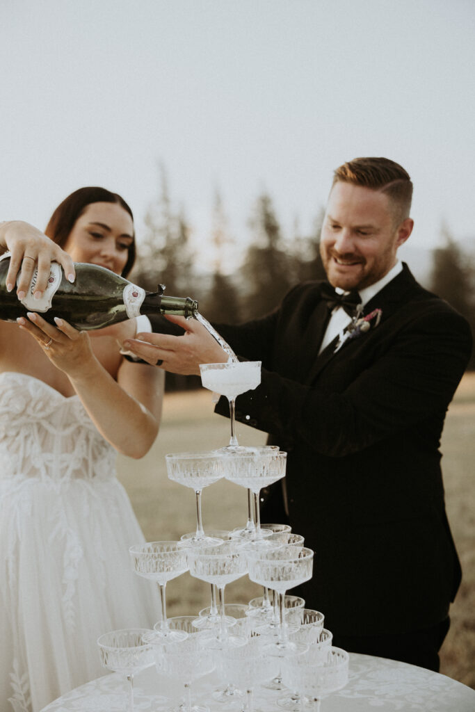 happy couple at their dream elopement