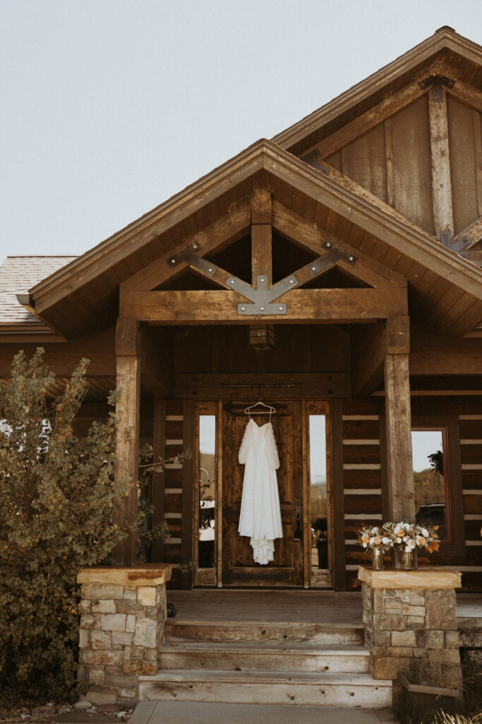 Stunning picture of the wedding dress