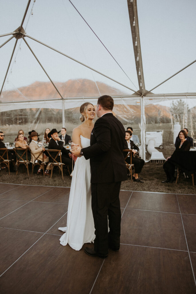 Golden Hour, Mountain Views & One Hell of a Party: This Snow Moon Ranch Wedding Had It ALL