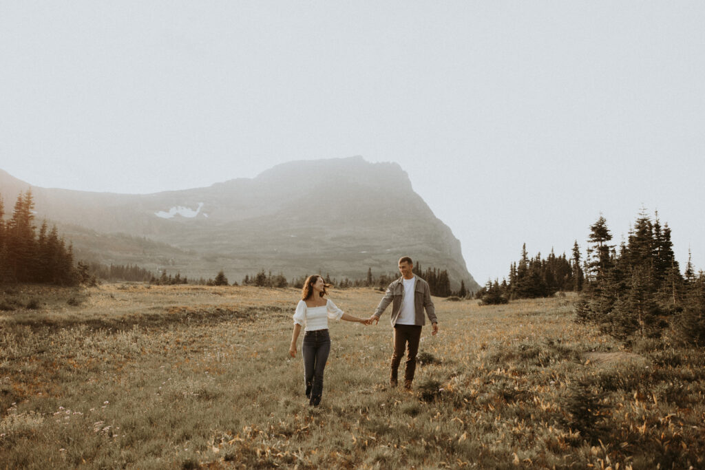 Maria & Corey’s Dreamy Glacier Park Engagement Session