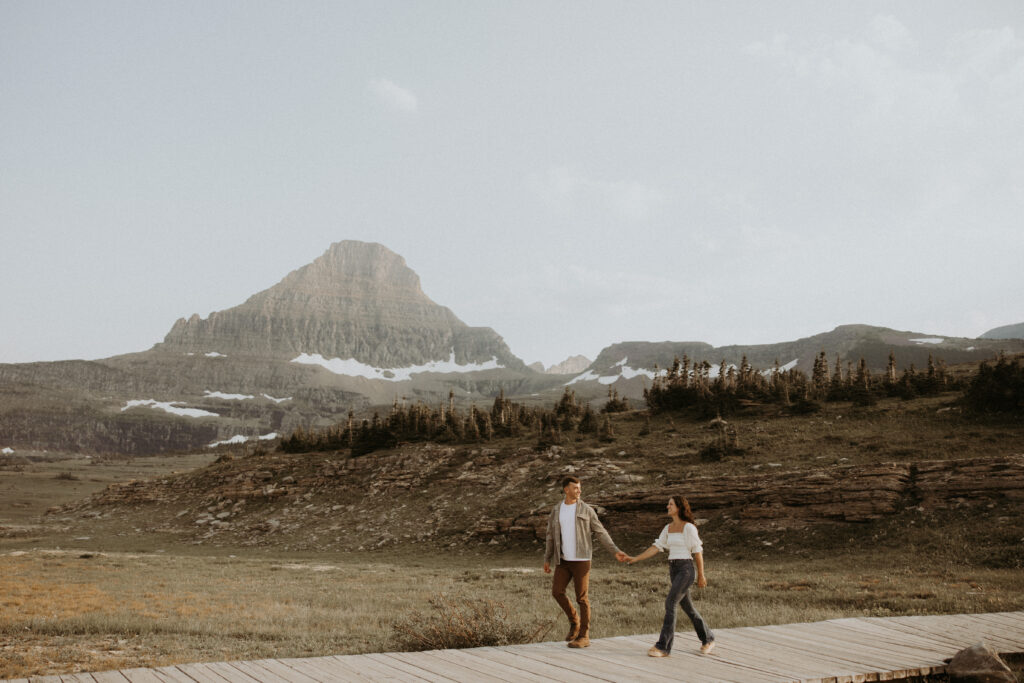 Maria & Corey’s Dreamy Glacier Park Engagement Session