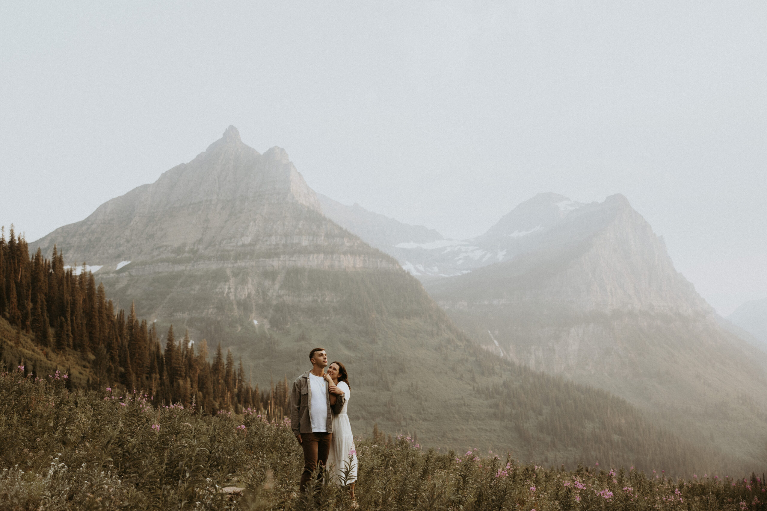 Maria & Corey’s Dreamy Glacier Park Engagement Session