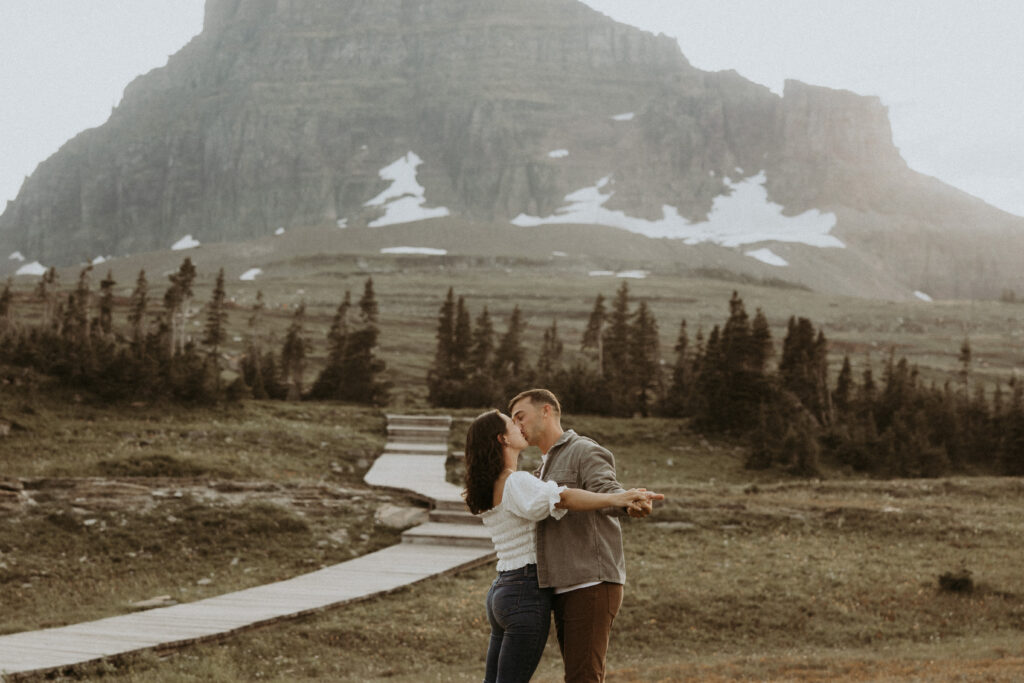 Maria & Corey’s Dreamy Glacier Park Engagement Session