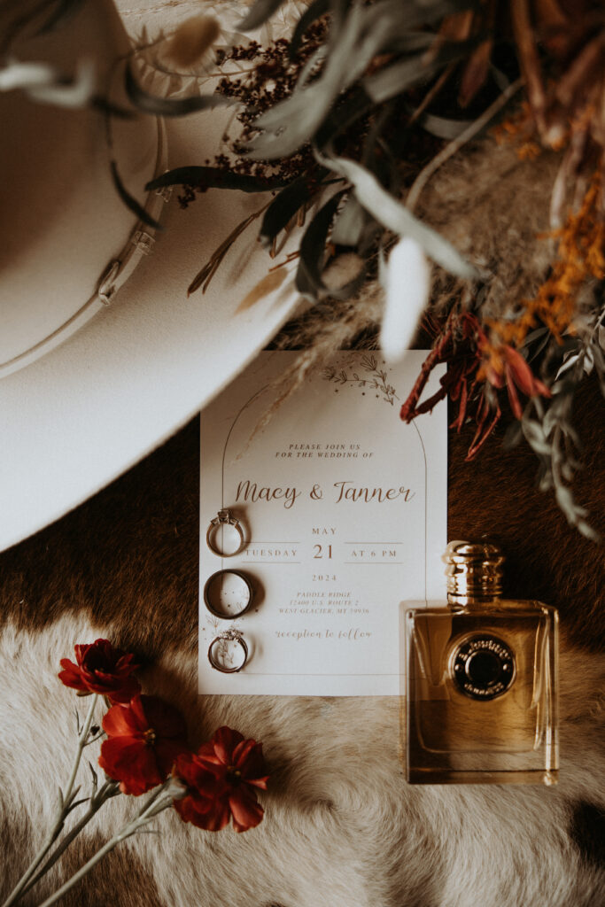 stunning details at the boho wedding