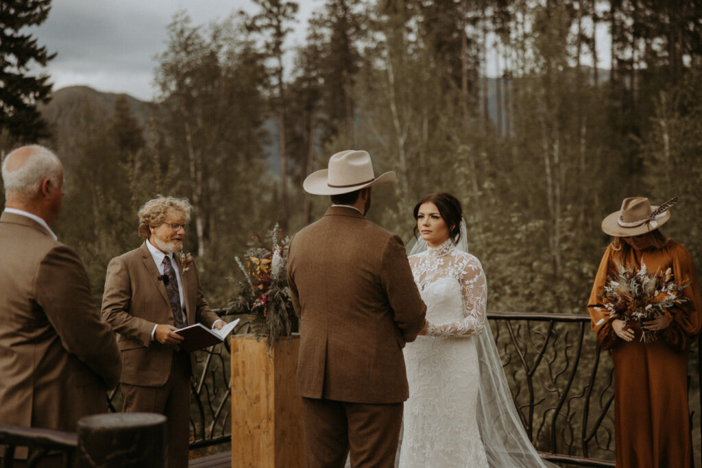 cute couple at their intimate ceremony