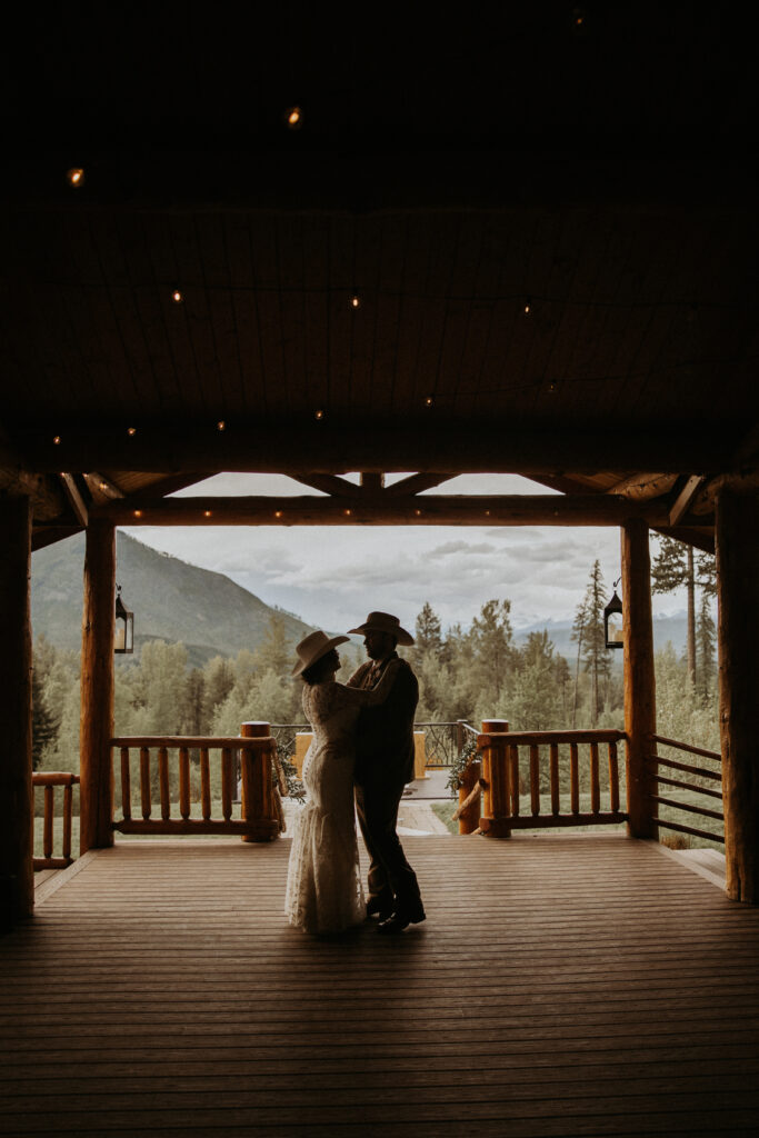 bride and groom at their first dance at their reception