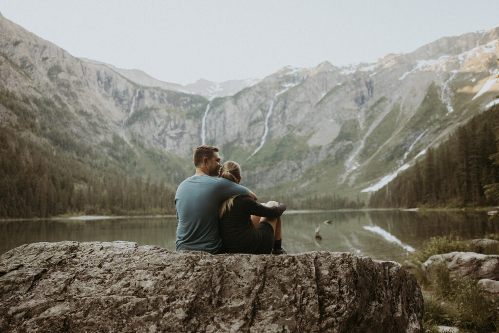 A Sunrise Surprise: Michaella & Jesse’s Avalanche Lake Proposal