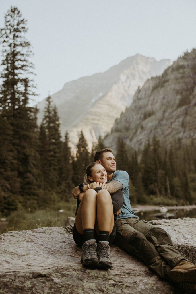 A Sunrise Surprise: Michaella & Jesse’s Avalanche Lake Proposal