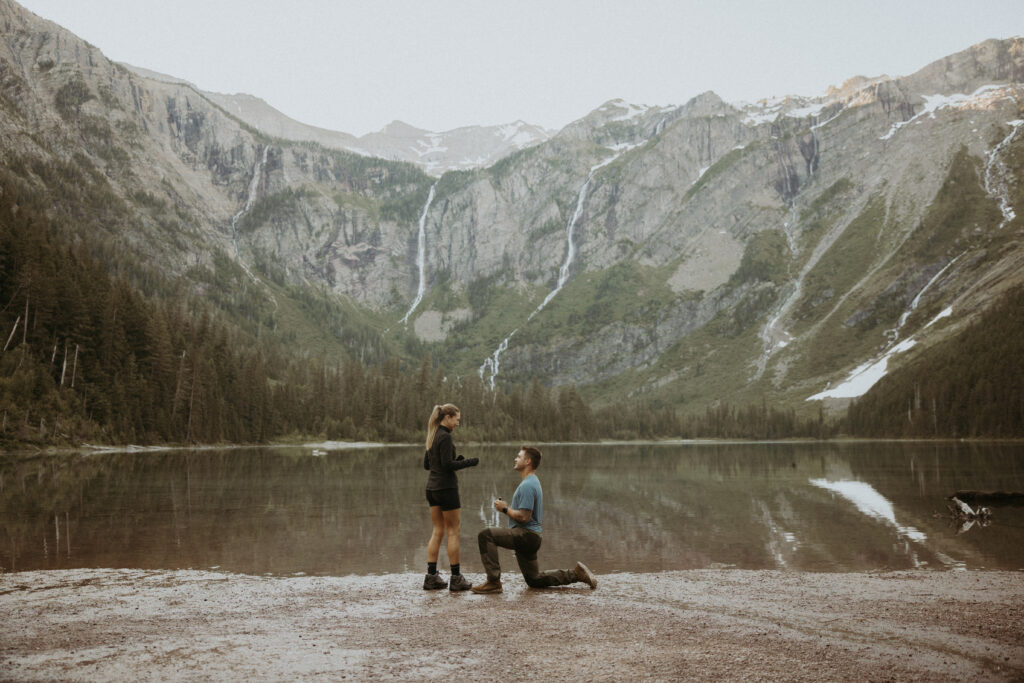 happy couple at their adventurous photoshoot