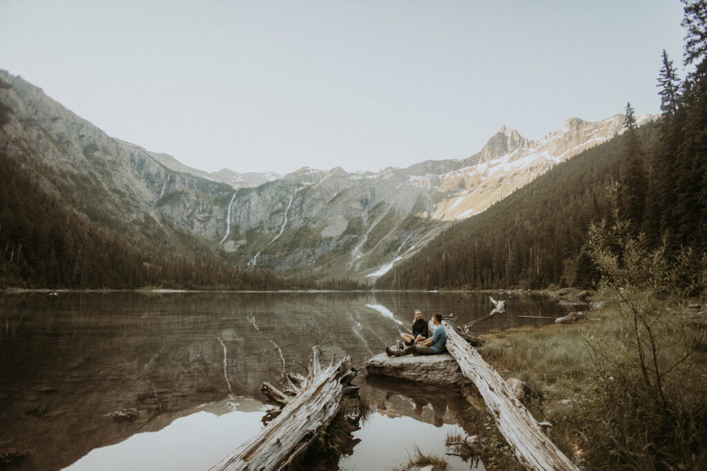 A Sunrise Surprise: Michaella & Jesse’s Avalanche Lake Proposal