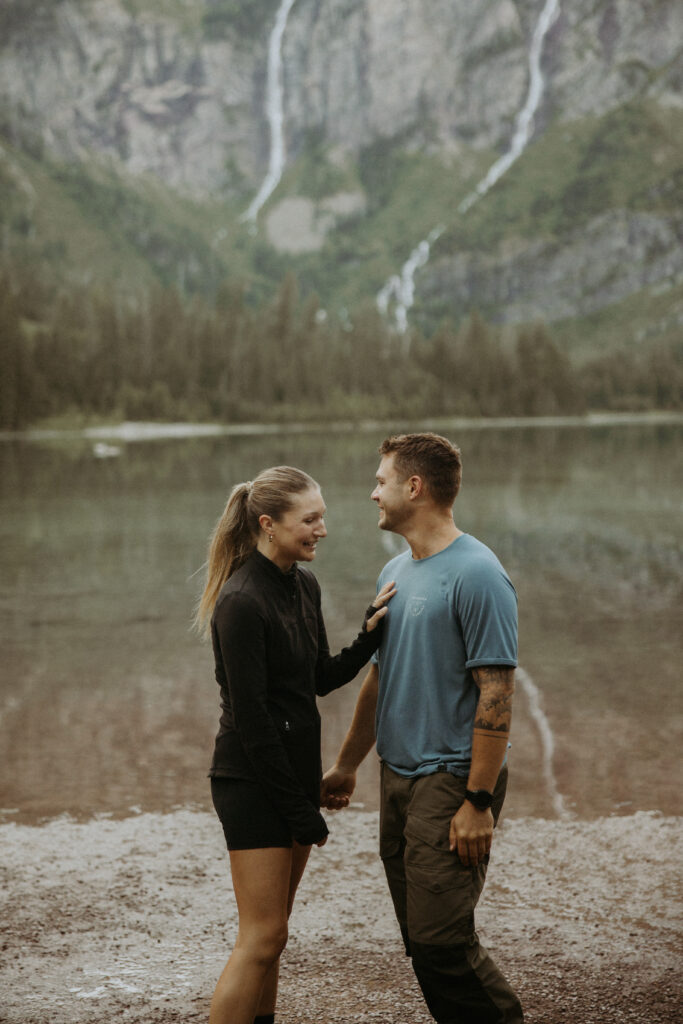 A Sunrise Surprise: Michaella & Jesse’s Avalanche Lake Proposal