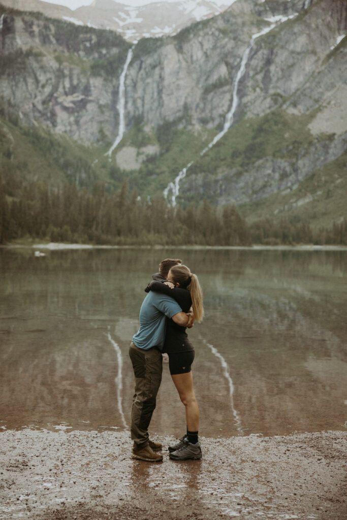 A Sunrise Surprise: Michaella & Jesse’s Avalanche Lake Proposal