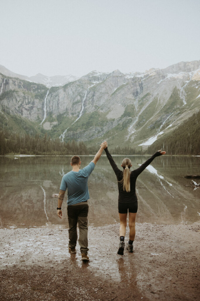 A Sunrise Surprise: Michaella & Jesse’s Avalanche Lake Proposal