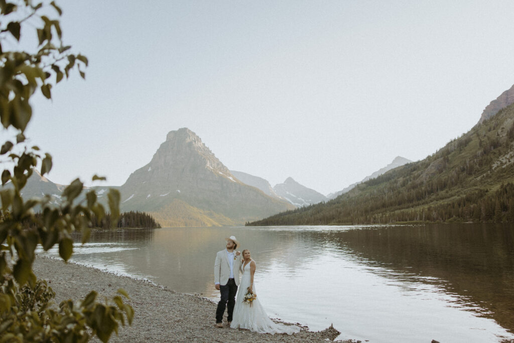 Bailey & Jason’s Western Chic East Glacier Elopement