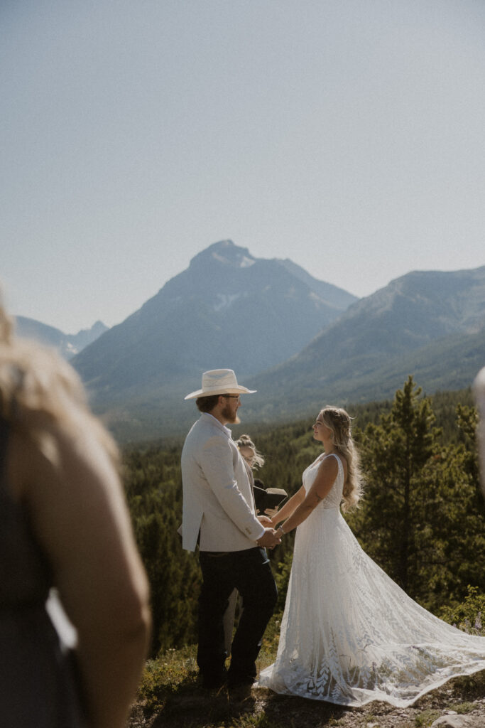 Bailey & Jason’s Western Chic East Glacier Elopement