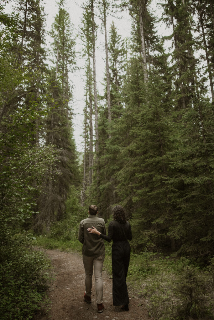 romantic engagement photos