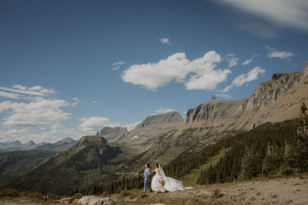 How to Plan the Perfect Summer Glacier Park Elopement (When You’re Inviting Guests Too)