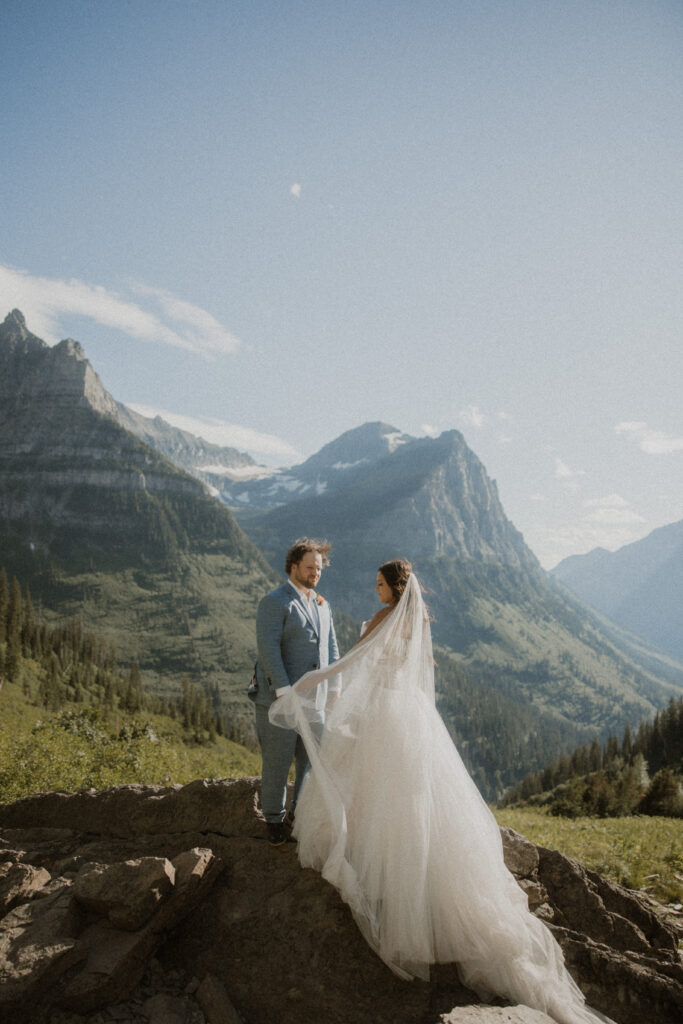 How to Plan the Perfect Summer Glacier Park Elopement (When You’re Inviting Guests Too)