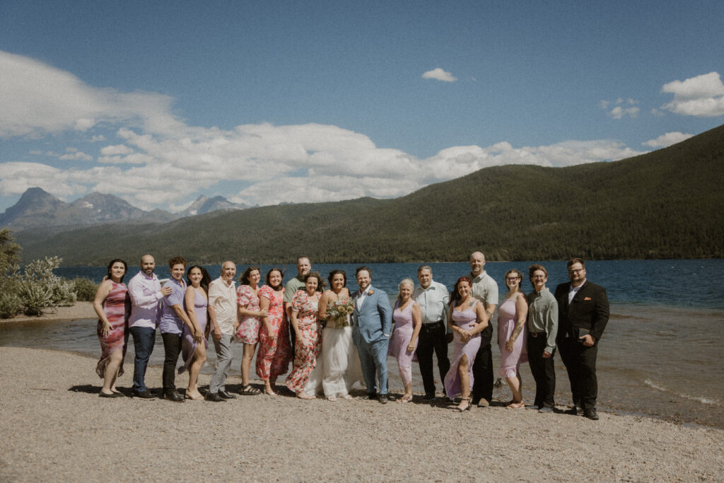 How to Plan the Perfect Summer Glacier Park Elopement (When You’re Inviting Guests Too)