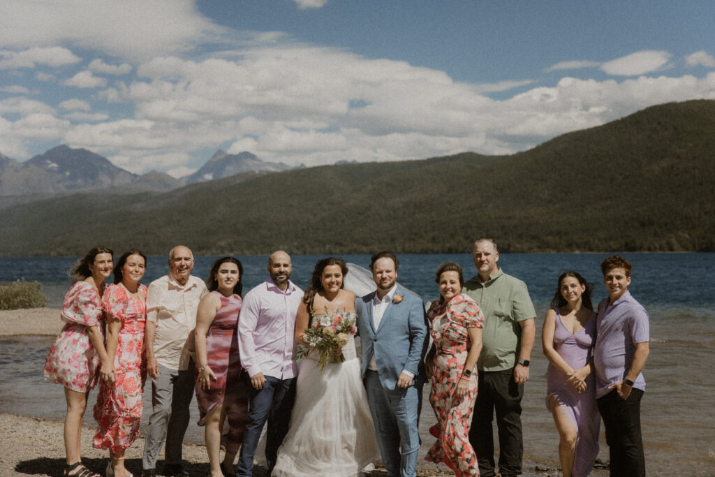 How to Plan the Perfect Summer Glacier Park Elopement (When You’re Inviting Guests Too)