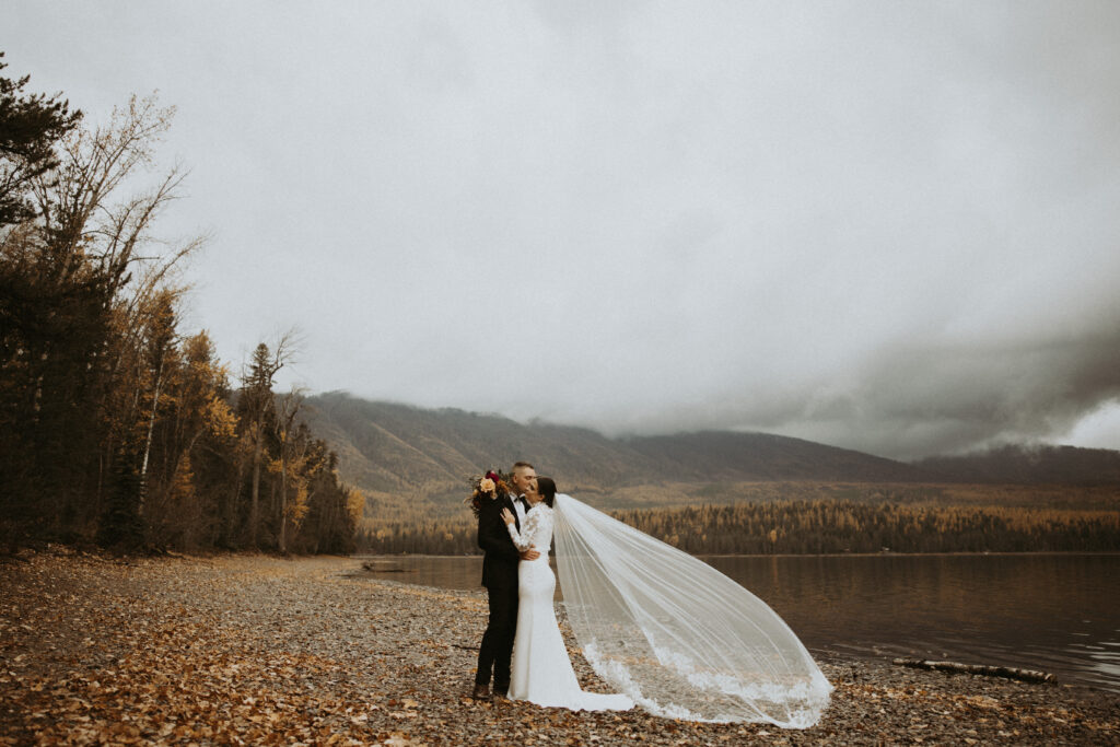 Eloping in Glacier National Park in October: The Secret Season for Stunning Fall Weddings