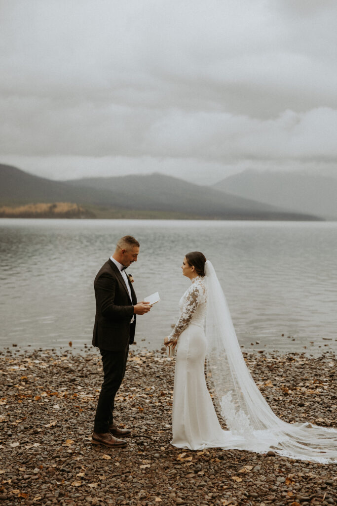 happy couple at their dream elopement