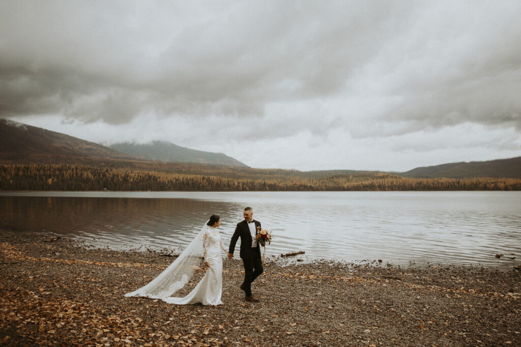 Eloping in Glacier National Park in October: The Secret Season for Stunning Fall Weddings