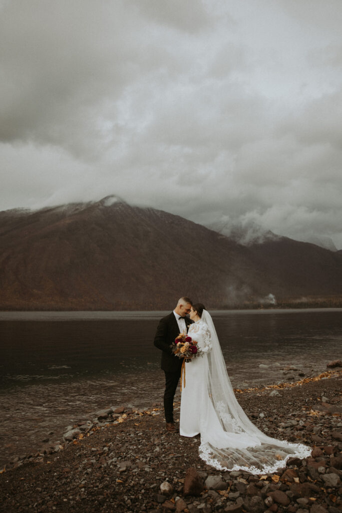 cute picture of the newly married couple