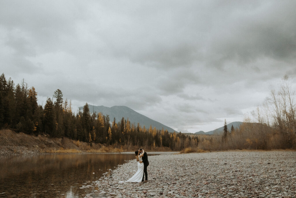 Eloping in Glacier National Park in October: The Secret Season for Stunning Fall Weddings