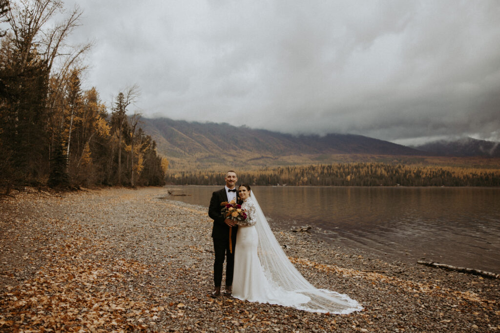 Eloping in Glacier National Park in October: The Secret Season for Stunning Fall Weddings