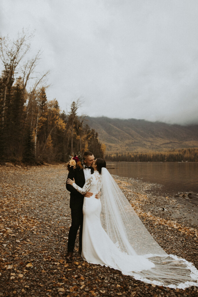 Eloping in Glacier National Park in October: The Secret Season for Stunning Fall Weddings