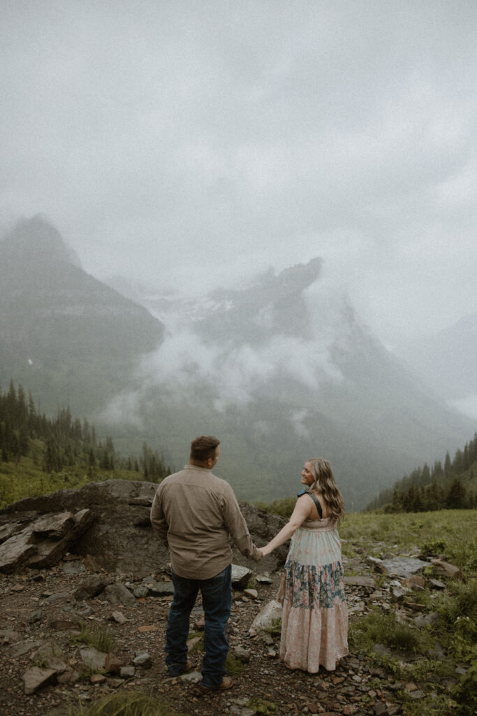 A Whimsical Glacier Park Engagement Session Straight Out of a Dream