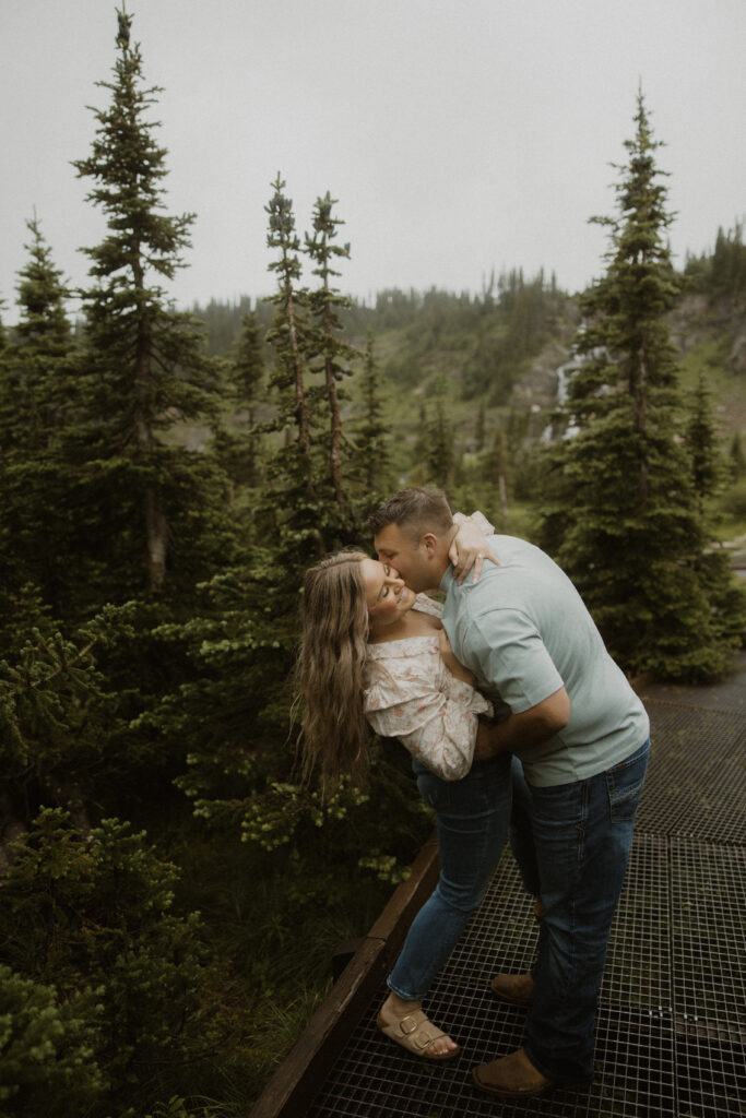 couple playing during their dream photoshoot