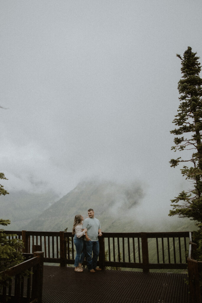 couple at their moody photoshoot