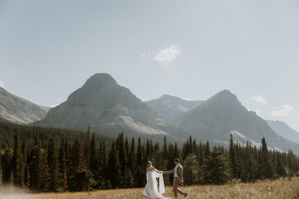 Earthy, Emotional, and Wildly Beautiful: This Glacier Park Elopement in St. Marys Was Pure Magic
