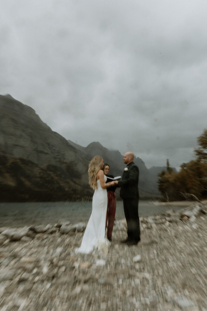 cute picture of the bride and groom at their dream session