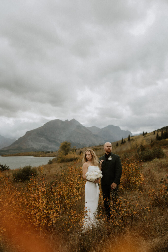 Hope & TJ’s Moody & Intimate Glacier National Park Elopement