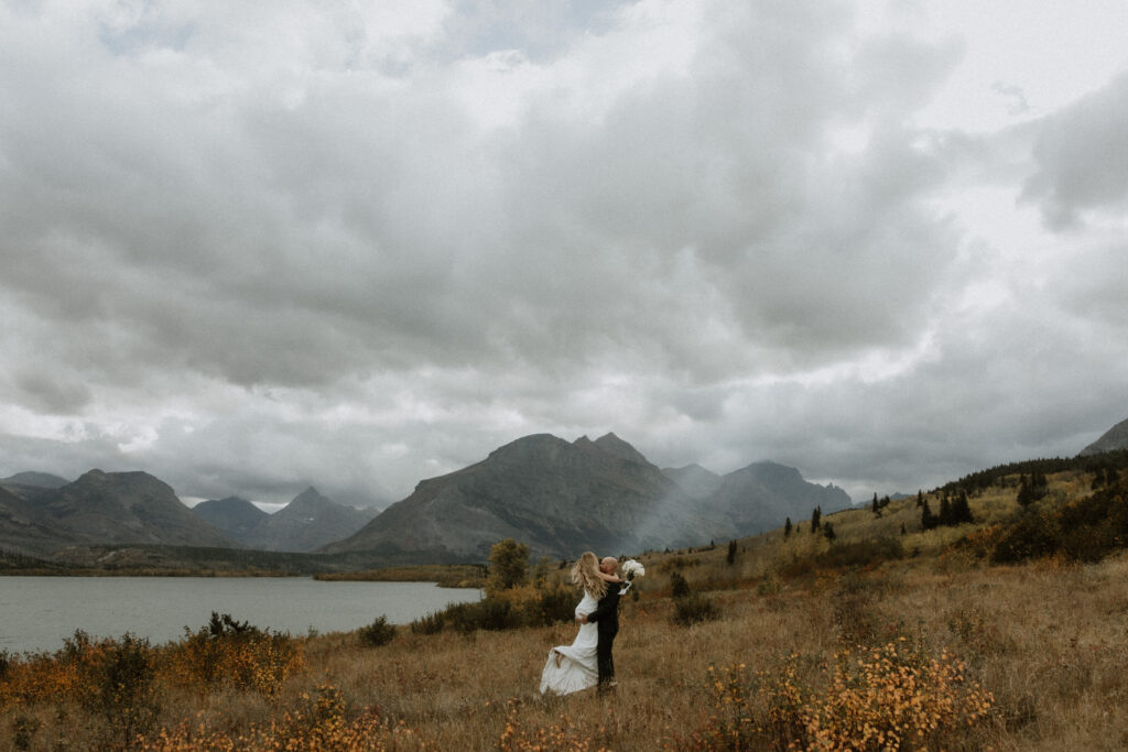 Hope & TJ’s Moody & Intimate Glacier National Park Elopement