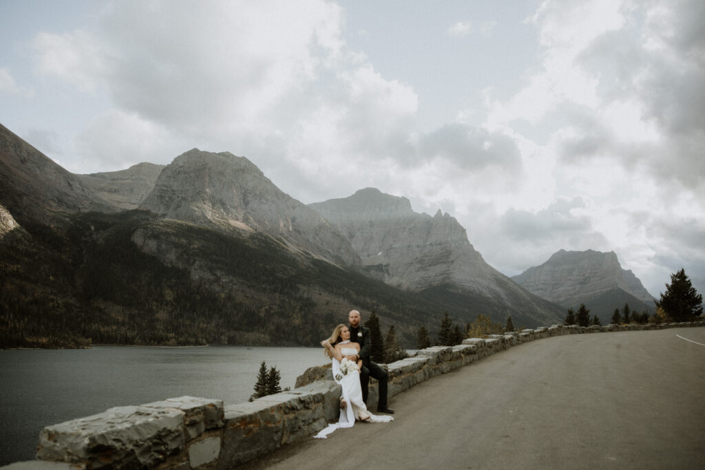 Hope & TJ’s Moody & Intimate Glacier National Park Elopement