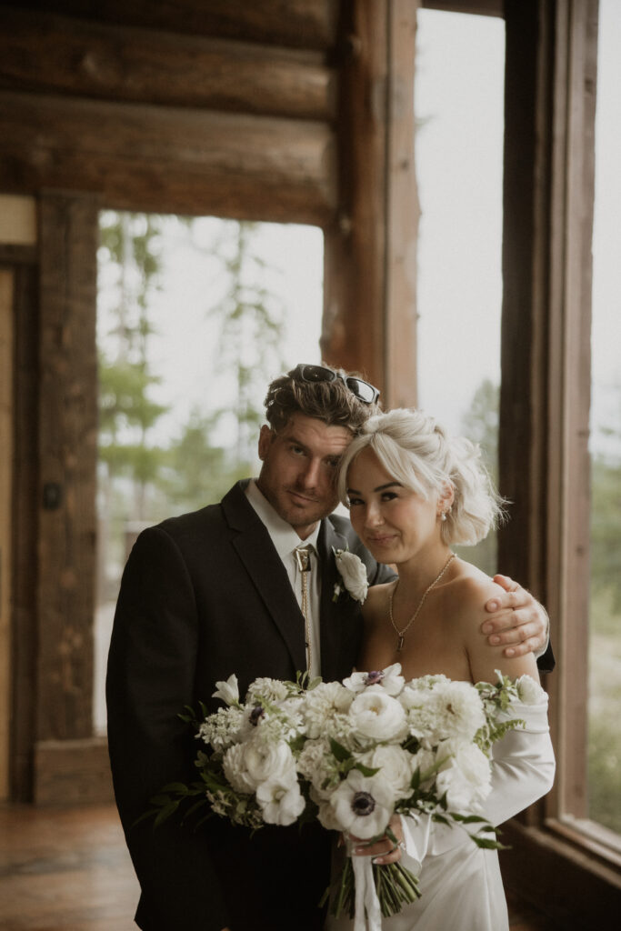 Lauren & Vince’s Intimate Whitefish Montana Wedding at The Homestead
