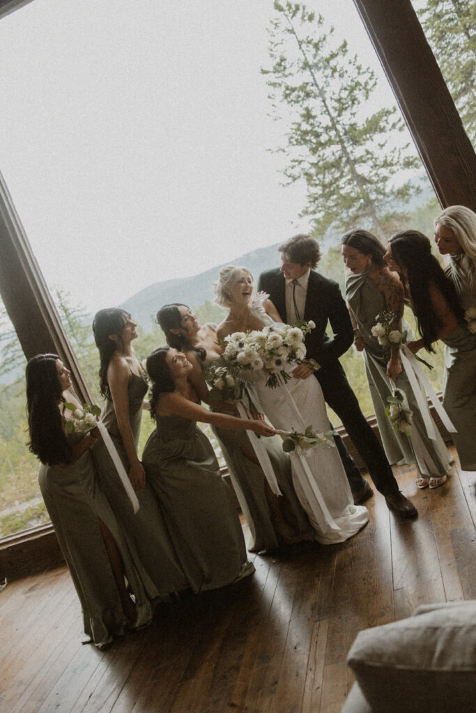 Lauren & Vince’s Intimate Whitefish Montana Wedding at The Homestead